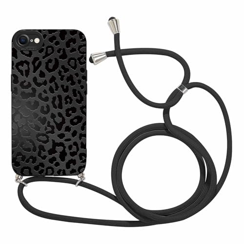 Coalbooliy Handykette für iPhone SE 2022/ SE 2020/7/8 Hülle mit Band, Aesthetic Leopardenmuster Muster Verstellbarer Halskette Handyhülle Kordel zum umhängen Silikon Case Schutzhülle mit Kette, 03 Coalbooliy Handykette für iPhone SE 2022/ SE 2020/7/8 Hülle mit Band, Aesthetic Leopardenmuster Muster Verstellbarer Halskette Handyhülle Kordel zum umhängen Silikon Case Schutzhülle mit Kette, 03 von Coalbooliy