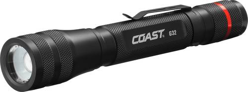 Coast G32 LED Taschenlampe mit Gürtelclip batteriebetrieben 355lm 65g von Coast
