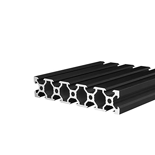 Coavoo AluProfil 20100 Alu Profil 150mm V Typ Schwarz Aluminium Profile 20x100 Europäischer Standard Eloxierte Linearschiene Extrusion 1 Stück, für DIY 3D Drucker und CNC von Coavoo