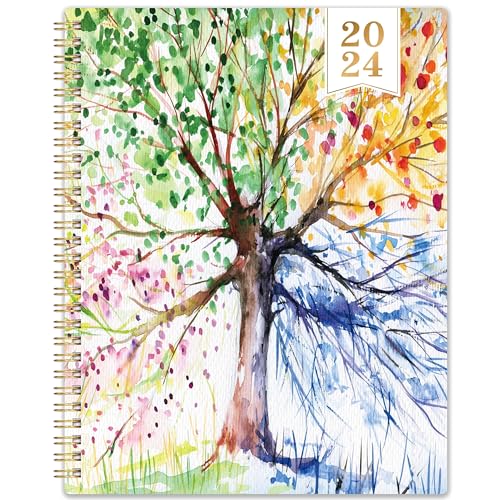 Planer 2024 - Planer 2024, Wochenplaner Monatsplaner von Januar 2024 - Dezember 2024, 20,3 x 25,4 cm, Wochenplaner 2024 mit flexiblem Einband, Referenzkalender Planer 2024 - Planer 2024, Wochenplaner Monatsplaner von Januar 2024 - Dezember 2024, 20,3 x 25,4 cm, Wochenplaner 2024 mit flexiblem Einband, Referenzkalender von Coboll