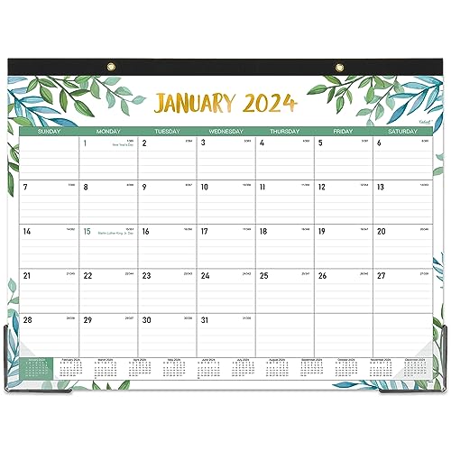 Tischkalender 2024 – Großer Tischkalender 2024, von Januar bis Dezember 2024, 55,9 x 43,2 cm, großer Schreibtischkalender 2024 mit dickem Papier, große Blöcke, schützen Ecken Tischkalender 2024 – Großer Tischkalender 2024, von Januar bis Dezember 2024, 55,9 x 43,2 cm, großer Schreibtischkalender 2024 mit dickem Papier, große Blöcke, schützen Ecken von Coboll