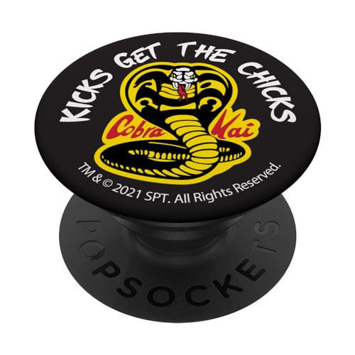 PopSocket : PopGrip Cobra Kai Tritte Holen Sie sich die Küken PopSockets mit austauschbarem PopGrip von Cobra Kai