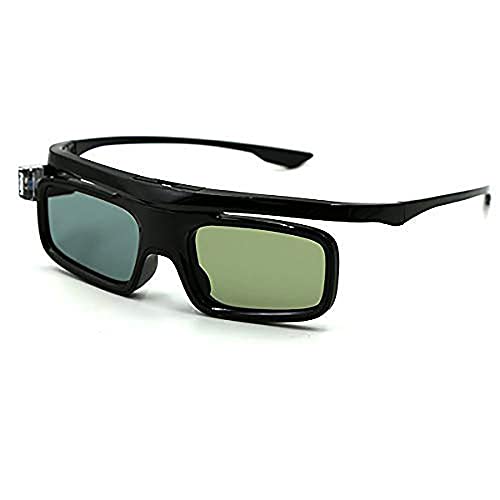 3D-Brille, 3D Aktive Shutterbrille Wiederaufladbare Brillen, Geeignet für 3D DLP-Link Projektor Acer BenQ Optoma Viewsonic Philips LG Infocus NEC Jmgo Vivitek Cocar Toumei - 1 Stück von Cocar