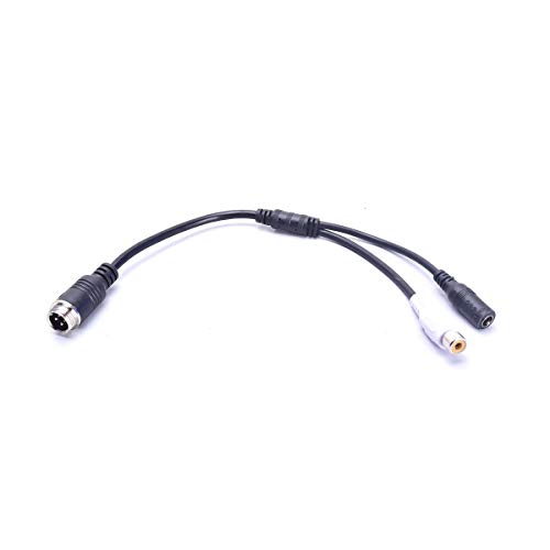 Auto Cinch Kabel/Kabelsatz Optional DC Netzanschluss 2 in 2 für Rückfahrkamera CCTV LED von Cocar