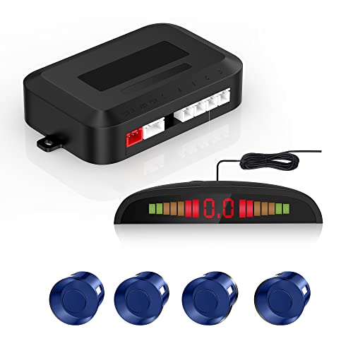 CoCar Auto Rückfahrwarner Einparkhilfe 4 Sensoren Einparkassistent Einparksystem PDC + LED Anzeigen + Akustische Warnung - Blau CoCar Auto Rückfahrwarner Einparkhilfe 4 Sensoren Einparkassistent Einparksystem PDC + LED Anzeigen + Akustische Warnung - Blau von Cocar