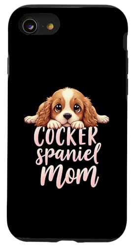 Cocker Spaniel Mama Hund Cocker Spaniel Mama Niedlicher Welpe Hülle für iPhone SE (2020) / 7 / 8 von Cocker Spaniel Fun Designs