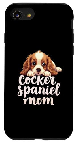 Cocker Spaniel Mama Hund Cocker Spaniel Mama Niedlicher Welpe Hülle für iPhone SE (2020) / 7 / 8 von Cocker Spaniel Fun Designs