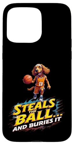 Lustiges Basketball-Geschenk für Cockerspaniel-Hundeliebhaber Hülle für iPhone 15 Pro Max Lustiges Basketball-Geschenk für Cockerspaniel-Hundeliebhaber Hülle für iPhone 15 Pro Max von Cocker Spaniel Fun Designs