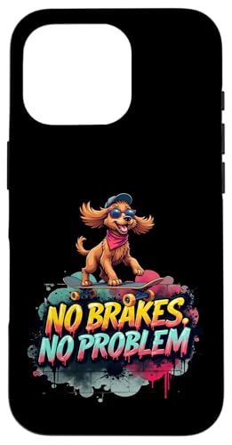 Lustiges Skateboard-Geschenk für Cockerspaniel-Hundebesitzer Hülle für iPhone 16 Pro von Cocker Spaniel Fun Designs