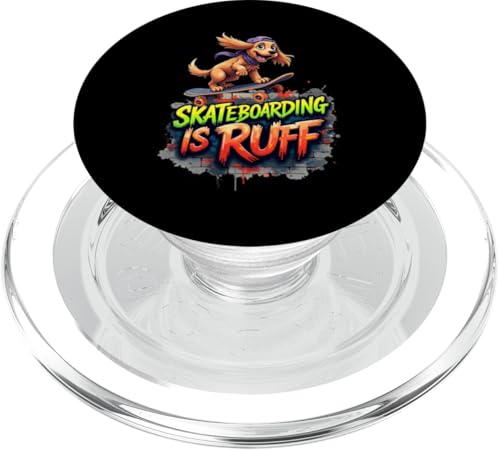 Lustiges Skateboard-Geschenk für Cockerspaniel-Hundebesitzer PopSockets PopGrip für MagSafe Lustiges Skateboard-Geschenk für Cockerspaniel-Hundebesitzer PopSockets PopGrip für MagSafe von Cocker Spaniel Fun Designs