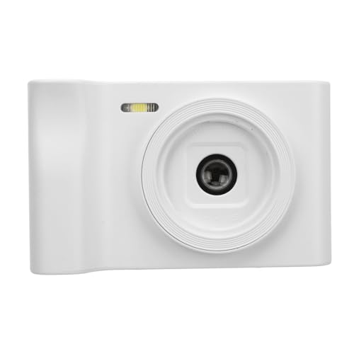 1080P 20MP Digitalkamera 2,8-Zoll-Bildschirm 8-facher Digitalzoom Multifunktional 800-mAh-Akku 1/4-Zoll-Gewinde, Einfach zu Bedienen (White) von Cocoarm