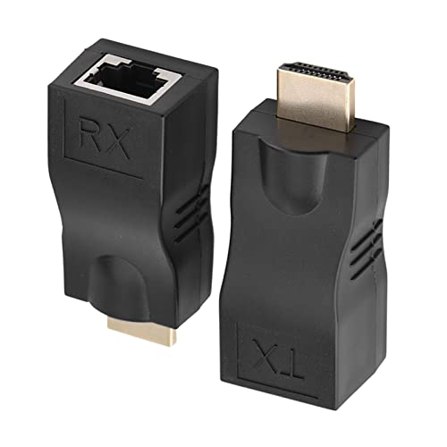 Cocoarm 2X HDMI zu RJ45 Konverter, HDMI-Extender HDMI-Konverter 30M verlustfreier Einzelkabel Extender Netzwerk-Verlängerungskonverter Repeater über CAT-5e CAT6 Cocoarm 2X HDMI zu RJ45 Konverter, HDMI-Extender HDMI-Konverter 30M verlustfreier Einzelkabel Extender Netzwerk-Verlängerungskonverter Repeater über CAT-5e CAT6 von Cocoarm