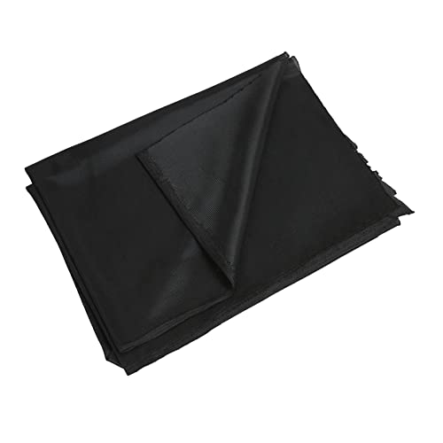 Cocoarm Lautsprecher Grill Tuch Stoff, Polyester-Lautsprechernetzgewebeschutz, Stereo Lautsprecher Mesh Grill Tuch Lautsprecher Bespannstoff Bezugsstoff Akustik-Stoff 140cm x91cm (Black) von Cocoarm