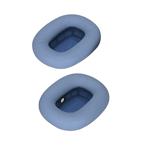 Ersatz-Kopfhörerteile Ohrhörer Ohrschützer Kopfhörerzubehör Weiche Protein Leder-Speicherschaum mit Integriertem Magnet für AirPod Max (Blue) von Cocoarm