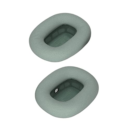Ersatz-Kopfhörerteile Ohrhörer Ohrschützer Kopfhörerzubehör Weiche Protein Leder-Speicherschaum mit Integriertem Magnet für AirPod Max (Green) von Cocoarm