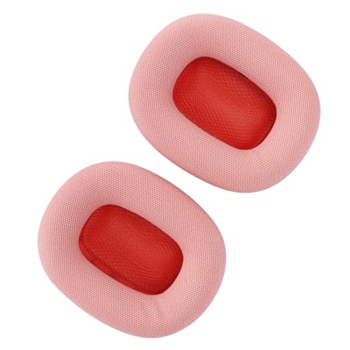 Ersatz-Kopfhörerteile Ohrhörer Ohrschützer Kopfhörerzubehör Weiche Protein Leder-Speicherschaum mit Integriertem Magnet für AirPod Max (PINK) von Cocoarm