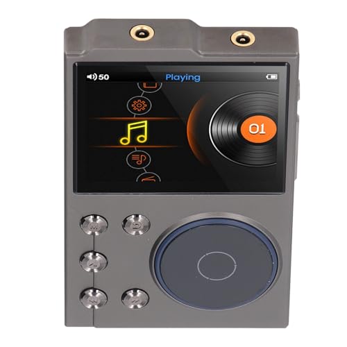 HiFi MP3-Player, Digitaler Audio-Player Musik-Player mit 2,4-Zoll HD-Display 5.3 Verlustfreier Sound für Kopfhörer Lautsprecher HiFi MP3-Player, Digitaler Audio-Player Musik-Player mit 2,4-Zoll HD-Display 5.3 Verlustfreier Sound für Kopfhörer Lautsprecher von Cocoarm