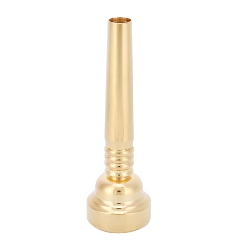 Mundstück des Trompetens, Goldmesendippe mit CNC Fine Mahlen, Verbesserung der Leistungserfahrung für Anfänger und Fachkräfte 8,7 X 2,7 X 2, Cm Trompeteninstrument von Cocoarm
