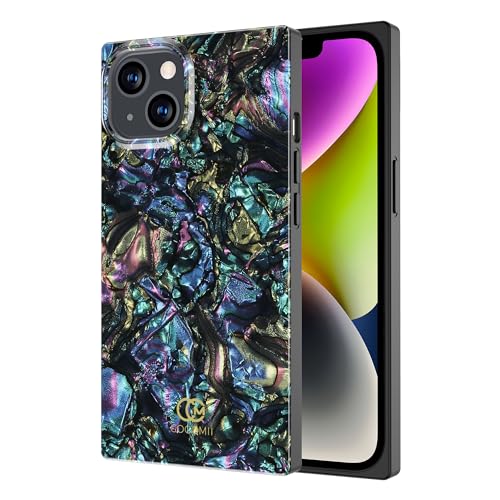 Cocomii - Rechteckige Hülle Kompatibel mit iPhone 13 - Opaleszierende Perle, Glitzer, Glänzend, Damen, Mädchen, Männer, Schutzhülle für iPhone 13 6,1 Zoll, Abalone von Cocomii