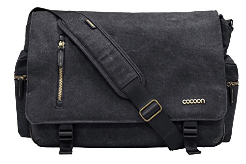 Cocoon URBAN ADVENTURE - Laptop Messenger Bag mit besonderem Organisationssystem / Praktische Umhängetasche für Laptops / Schultertasche für Tablet, Laptop / Wasserabweisend / Schwarz - 16" Zoll Cocoon URBAN ADVENTURE - Laptop Messenger Bag mit besonderem Organisationssystem / Praktische Umhängetasche für Laptops / Schultertasche für Tablet, Laptop / Wasserabweisend / Schwarz - 16" Zoll von Cocoon