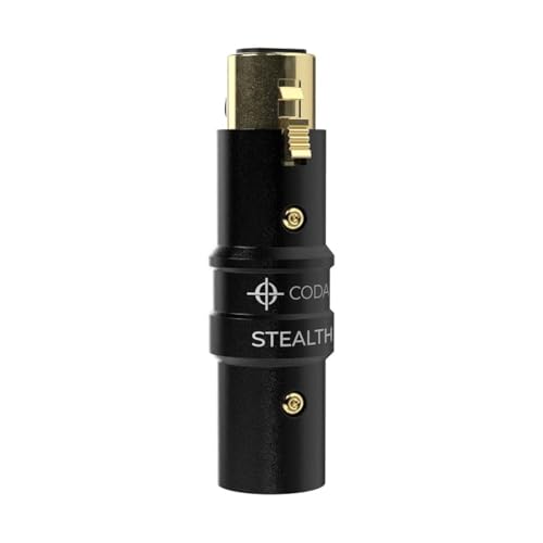 Coda MB-Stealth In-Line Mikrofonvorverstärker, aktiver Booster für dynamische Mikrofone und Bandmikrofone – Ultra geräuscharm, fügen Sie Klarheit zu Ihrem Podcast oder Livestream hinzu von Coda Music Technologies