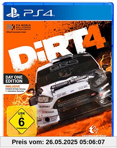 DiRT 4 - Day One Edition mit Steelbook (exkl. bei Amazon.de) - [PlayStation 4] von Codemasters