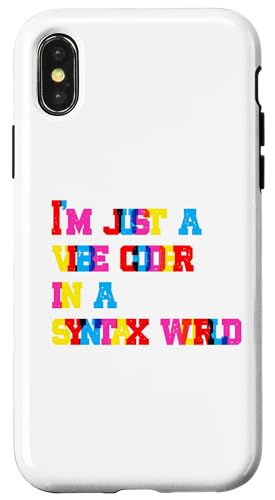 Vibe-Codierung Hülle für iPhone X/XS Vibe-Codierung Hülle für iPhone X/XS von CodingFandom