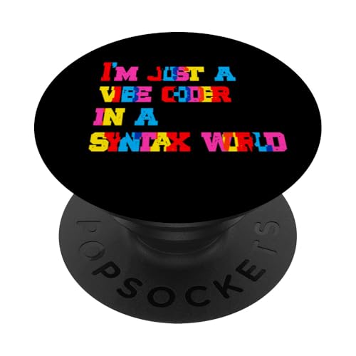 Vibe-Codierung PopSockets Klebender PopGrip Vibe-Codierung PopSockets Klebender PopGrip von CodingFandom