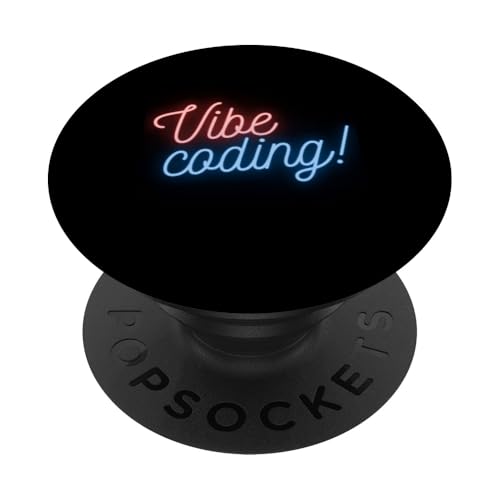 Vibe-Codierung PopSockets Klebender PopGrip Vibe-Codierung PopSockets Klebender PopGrip von CodingFandom