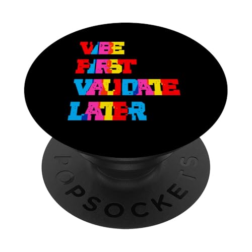 Vibe-Codierung PopSockets Klebender PopGrip Vibe-Codierung PopSockets Klebender PopGrip von CodingFandom