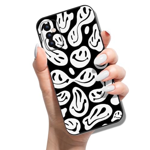Handyhülle für Samsung Galaxy A55 5G Hülle Silikon Muster Motiv für Mädchen Jungen Cover Weich TPU Etui Tasche Cover Bumper Schutzhülle Case - Smiley Handyhülle für Samsung Galaxy A55 5G Hülle Silikon Muster Motiv für Mädchen Jungen Cover Weich TPU Etui Tasche Cover Bumper Schutzhülle Case - Smiley von Coeyes