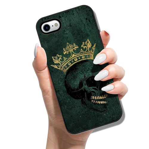 Handyhülle für iPhone 7 Plus 8 Plus Hülle Silikon Muster Motiv für Mädchen Jungen Cover Weich TPU Etui Tasche Cover Bumper Schutzhülle Case - Skelett-Krone Handyhülle für iPhone 7 Plus 8 Plus Hülle Silikon Muster Motiv für Mädchen Jungen Cover Weich TPU Etui Tasche Cover Bumper Schutzhülle Case - Skelett-Krone von Coeyes