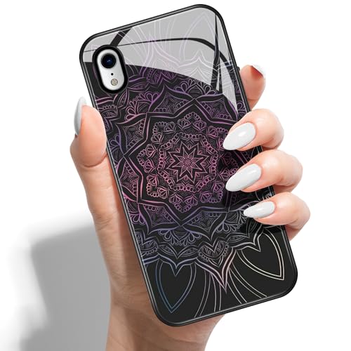 Handyhülle für iPhone X XS 5.8 HD Glas PC Hardcase Drucken Rückseite mit Silikon Hülle Schutzhülle Case Cover Muster Design für Mädchen Jungen - Traum-Mandala Handyhülle für iPhone X XS 5.8 HD Glas PC Hardcase Drucken Rückseite mit Silikon Hülle Schutzhülle Case Cover Muster Design für Mädchen Jungen - Traum-Mandala von Coeyes