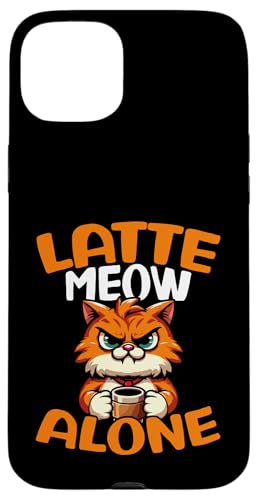 Coffee Cat Grumpy Design für Katzenliebhaber Grafik Hülle für iPhone 15 Plus Coffee Cat Grumpy Design für Katzenliebhaber Grafik Hülle für iPhone 15 Plus von Coffee Cat Designs for Men Women