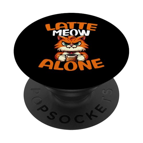 Coffee Cat Grumpy Design für Katzenliebhaber Grafik PopSockets Klebender PopGrip Coffee Cat Grumpy Design für Katzenliebhaber Grafik PopSockets Klebender PopGrip von Coffee Cat Designs for Men Women
