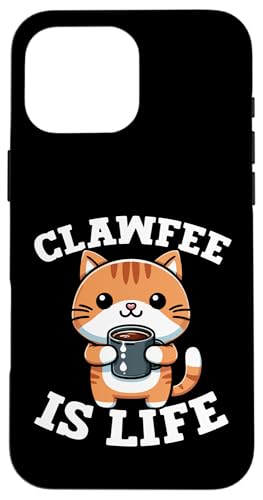 Coffee Cat Süße Grafik für Katzenliebhaber, Design Coffee Lover Hülle für iPhone 16 Pro Max Coffee Cat Süße Grafik für Katzenliebhaber, Design Coffee Lover Hülle für iPhone 16 Pro Max von Coffee Cat Designs for Men Women
