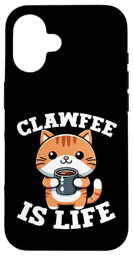 Coffee Cat Süße Grafik für Katzenliebhaber, Design Coffee Lover Hülle für iPhone 16 Coffee Cat Süße Grafik für Katzenliebhaber, Design Coffee Lover Hülle für iPhone 16 von Coffee Cat Designs for Men Women
