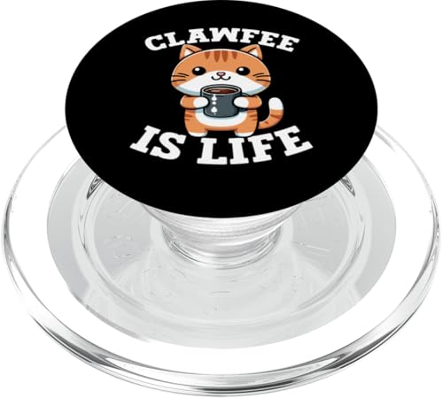 Coffee Cat Süße Grafik für Katzenliebhaber, Design Coffee Lover PopSockets PopGrip für MagSafe Coffee Cat Süße Grafik für Katzenliebhaber, Design Coffee Lover PopSockets PopGrip für MagSafe von Coffee Cat Designs for Men Women