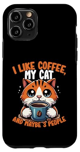 Design „Kaffeekatze für Katzenliebhaber“, niedlicher grafischer Kaffeeliebhaber Hülle für iPhone 11 Pro Design „Kaffeekatze für Katzenliebhaber“, niedlicher grafischer Kaffeeliebhaber Hülle für iPhone 11 Pro von Coffee Cat Designs for Men Women