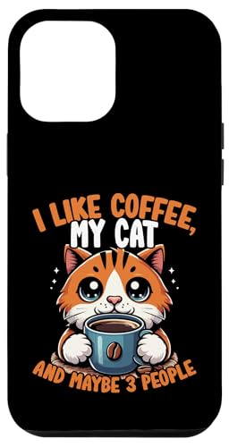 Design „Kaffeekatze für Katzenliebhaber“, niedlicher grafischer Kaffeeliebhaber Hülle für iPhone 12 Pro Max Design „Kaffeekatze für Katzenliebhaber“, niedlicher grafischer Kaffeeliebhaber Hülle für iPhone 12 Pro Max von Coffee Cat Designs for Men Women