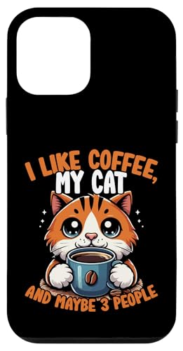 Design „Kaffeekatze für Katzenliebhaber“, niedlicher grafischer Kaffeeliebhaber Hülle für iPhone 12 mini Design „Kaffeekatze für Katzenliebhaber“, niedlicher grafischer Kaffeeliebhaber Hülle für iPhone 12 mini von Coffee Cat Designs for Men Women