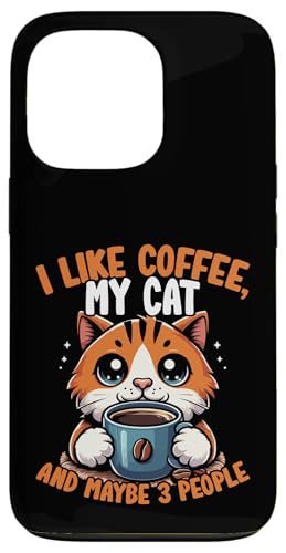 Design „Kaffeekatze für Katzenliebhaber“, niedlicher grafischer Kaffeeliebhaber Hülle für iPhone 13 Pro Design „Kaffeekatze für Katzenliebhaber“, niedlicher grafischer Kaffeeliebhaber Hülle für iPhone 13 Pro von Coffee Cat Designs for Men Women
