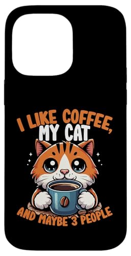 Design „Kaffeekatze für Katzenliebhaber“, niedlicher grafischer Kaffeeliebhaber Hülle für iPhone 14 Pro Max Design „Kaffeekatze für Katzenliebhaber“, niedlicher grafischer Kaffeeliebhaber Hülle für iPhone 14 Pro Max von Coffee Cat Designs for Men Women