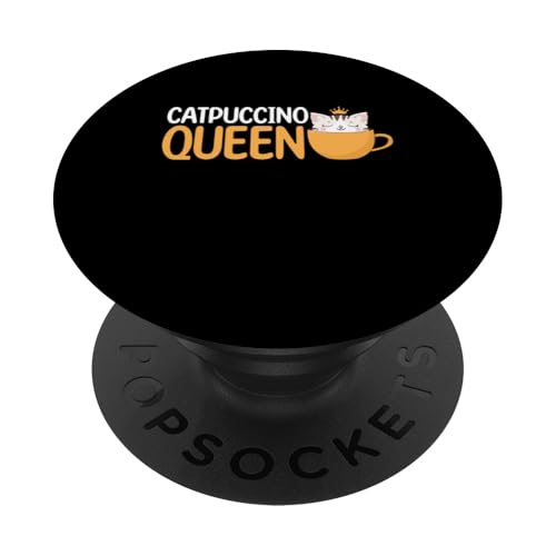 Kaffeekatze für Katzenliebhaber, Grafikdesign, süße Katze im Becher PopSockets Klebender PopGrip Kaffeekatze für Katzenliebhaber, Grafikdesign, süße Katze im Becher PopSockets Klebender PopGrip von Coffee Cat Designs for Men Women