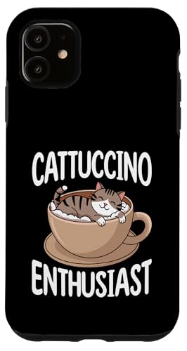 Kaffeekatzen-Design, Grafik, lustige süße Katze in Tasse Hülle für iPhone 11 Kaffeekatzen-Design, Grafik, lustige süße Katze in Tasse Hülle für iPhone 11 von Coffee Cat Designs for Men Women