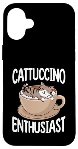 Kaffeekatzen-Design, Grafik, lustige süße Katze in Tasse Hülle für iPhone 16 Plus Kaffeekatzen-Design, Grafik, lustige süße Katze in Tasse Hülle für iPhone 16 Plus von Coffee Cat Designs for Men Women