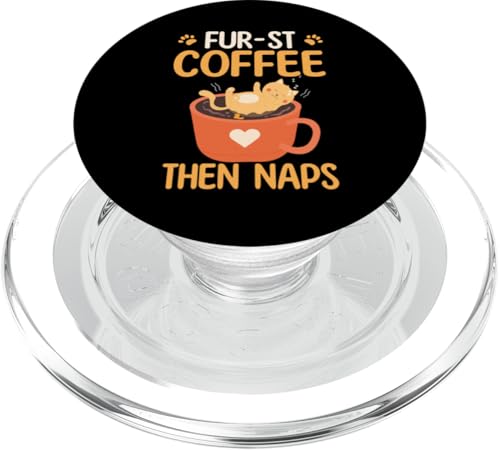 Kaffeekatzen-Design für Katzenliebhaber, lustige Grafik Kaffee PopSockets PopGrip für MagSafe Kaffeekatzen-Design für Katzenliebhaber, lustige Grafik Kaffee PopSockets PopGrip für MagSafe von Coffee Cat Designs for Men Women