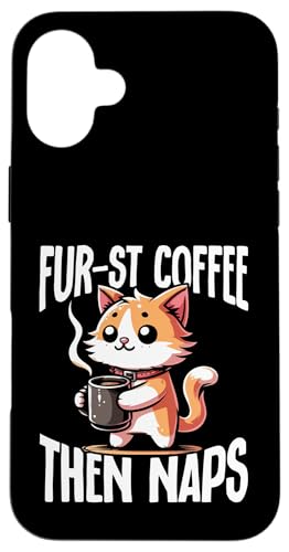 Kaffeekatzen-Design für Katzenliebhaber, niedliche Grafik, Kaffeeliebhaber Hülle für iPhone 16 Plus Kaffeekatzen-Design für Katzenliebhaber, niedliche Grafik, Kaffeeliebhaber Hülle für iPhone 16 Plus von Coffee Cat Designs for Men Women