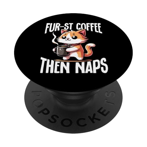 Kaffeekatzen-Design für Katzenliebhaber, niedliche Grafik, Kaffeeliebhaber PopSockets Klebender PopGrip Kaffeekatzen-Design für Katzenliebhaber, niedliche Grafik, Kaffeeliebhaber PopSockets Klebender PopGrip von Coffee Cat Designs for Men Women