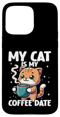 Lustige Design-Grafik für Katzenliebhaber, Kaffeeliebhaber Hülle für iPhone 15 Pro Max Lustige Design-Grafik für Katzenliebhaber, Kaffeeliebhaber Hülle für iPhone 15 Pro Max von Coffee Cat Designs for Men Women